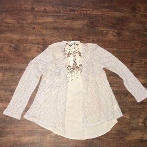 Maurices Cardigan w/ Lace Back